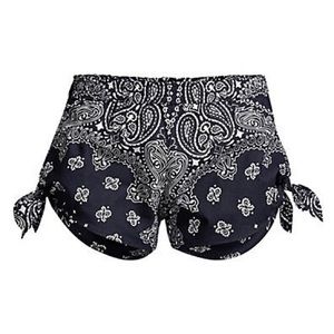 Paradised Knot Cotton Shorts - Medium